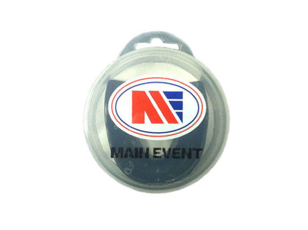 Main Event Boxing Single Gumshield  Mouthguard - Black With Case